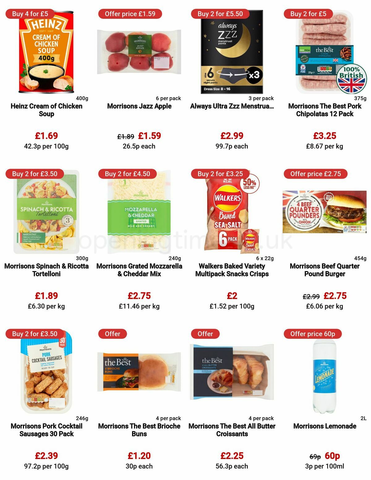 Morrisons Offers from 25 April