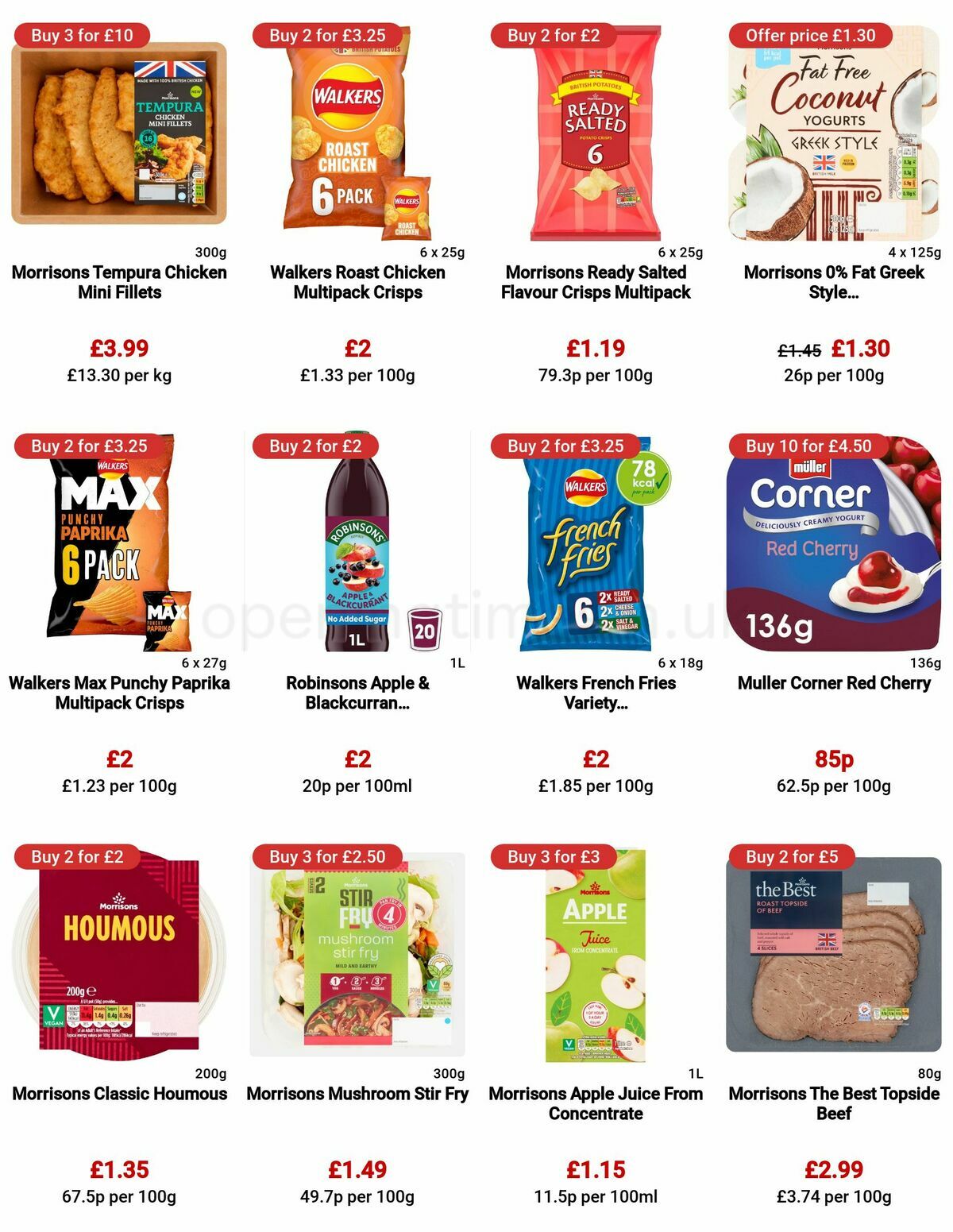 Morrisons Offers from 25 April