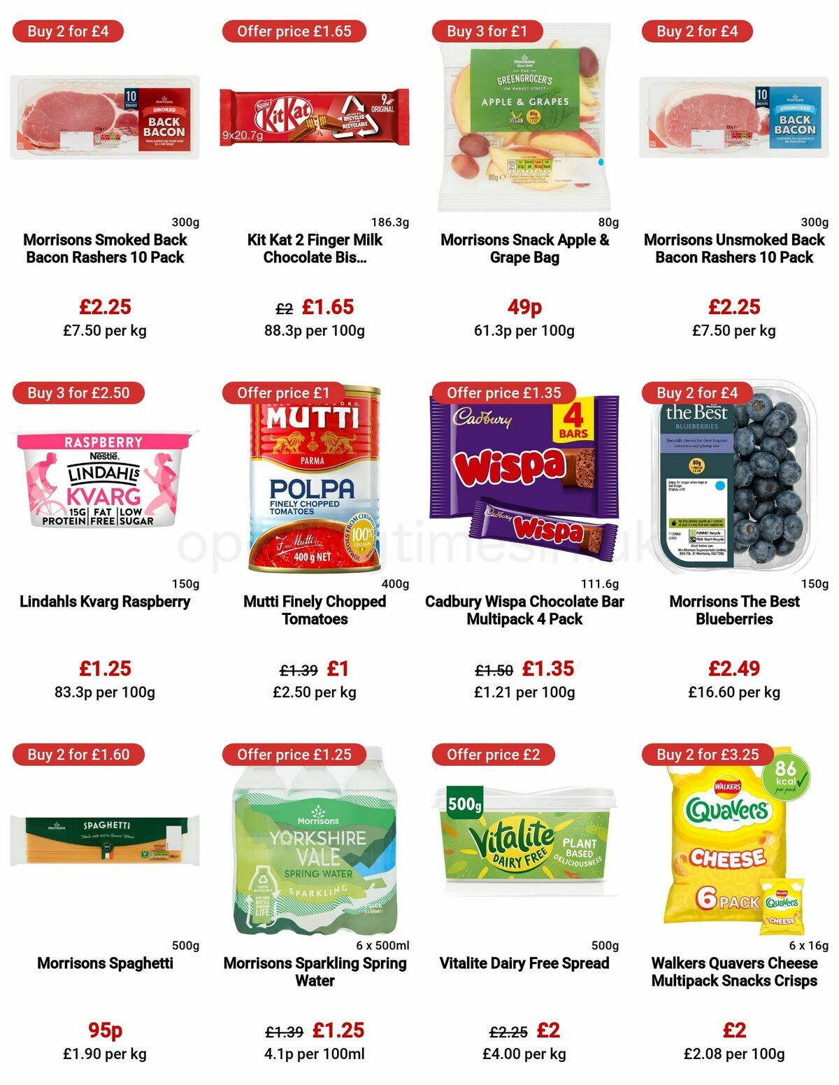 Morrisons Offers from 25 April