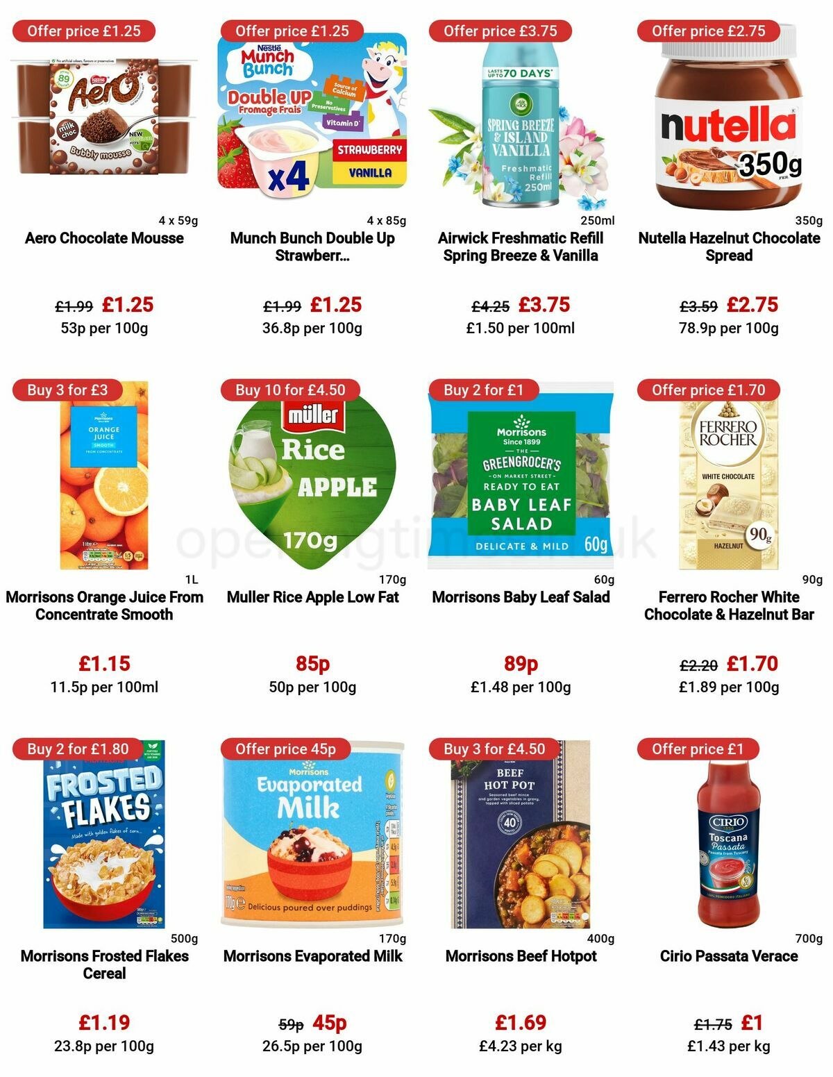 Morrisons Offers from 25 April