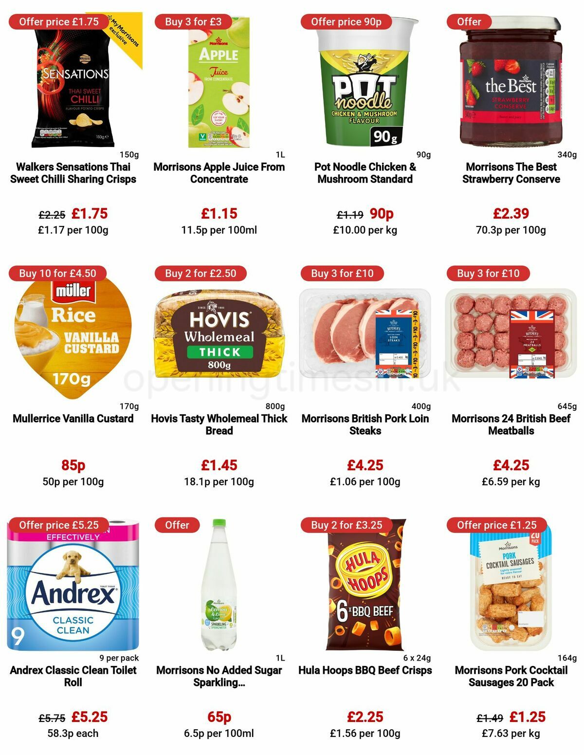 Morrisons Offers from 9 May