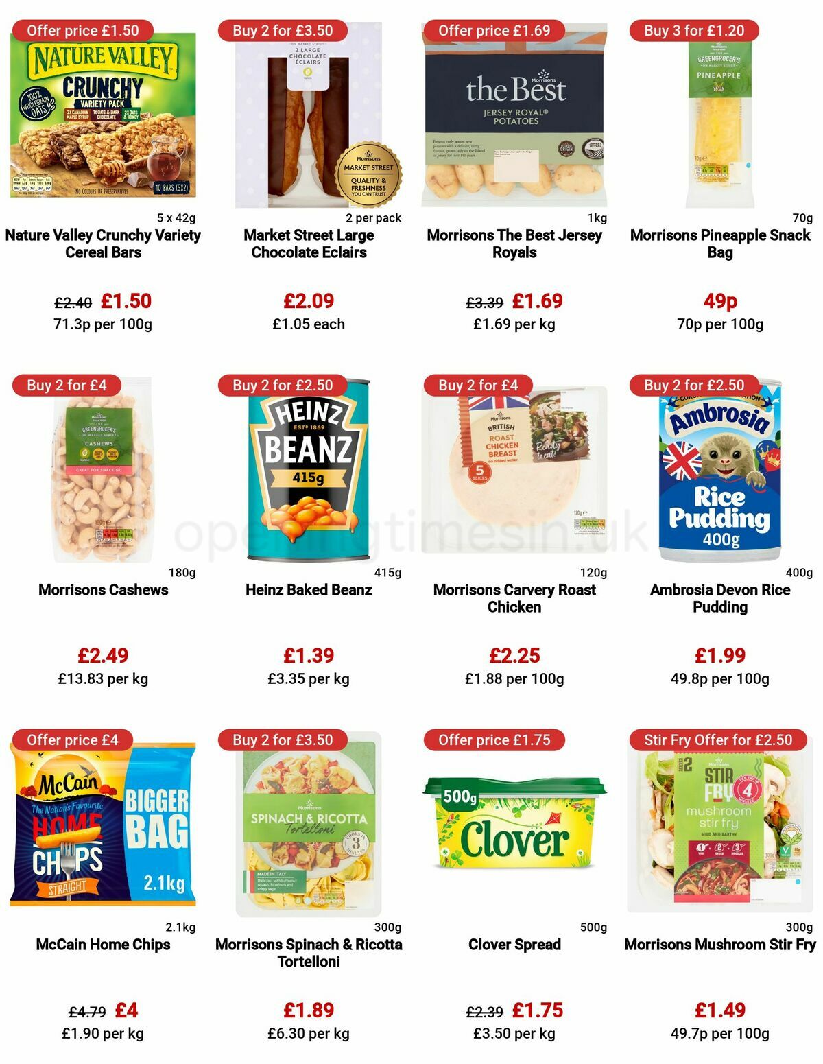 Morrisons Offers from 23 May