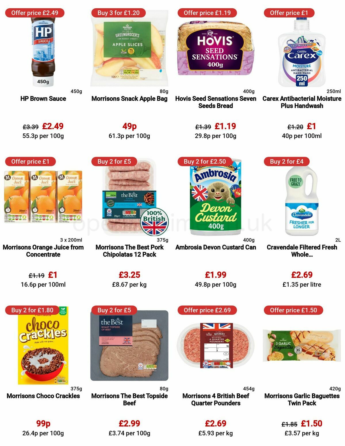 Morrisons Offers from 23 May