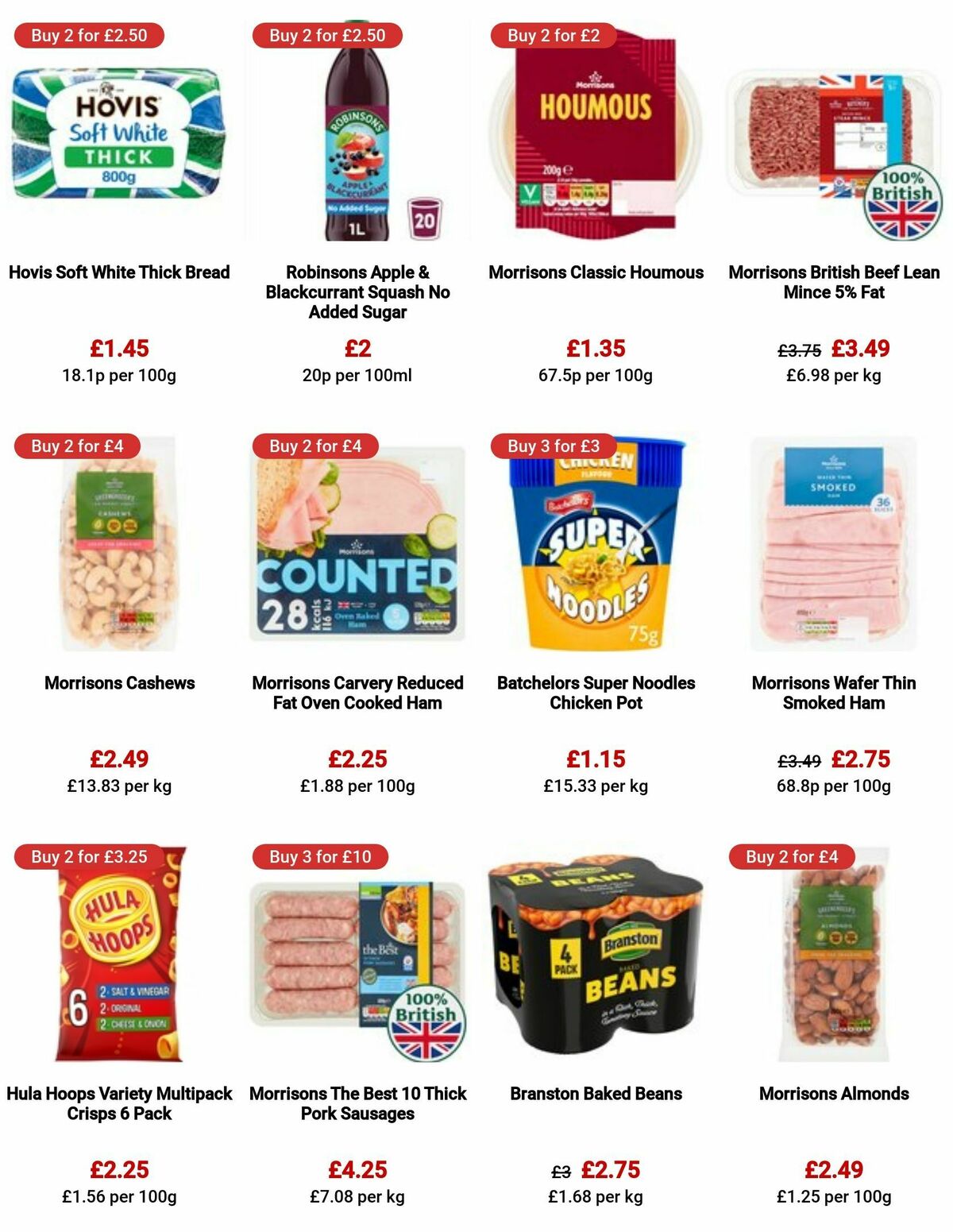 Morrisons Offers from 1 August