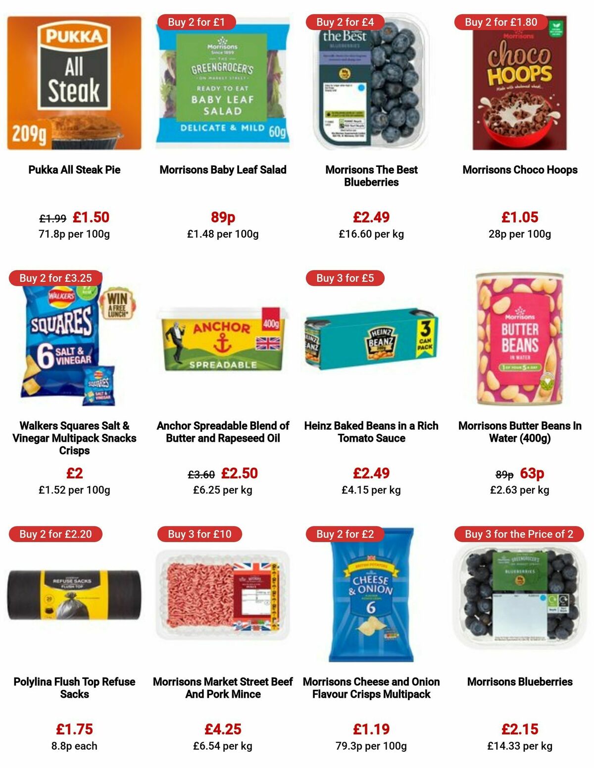 Morrisons Offers from 1 August