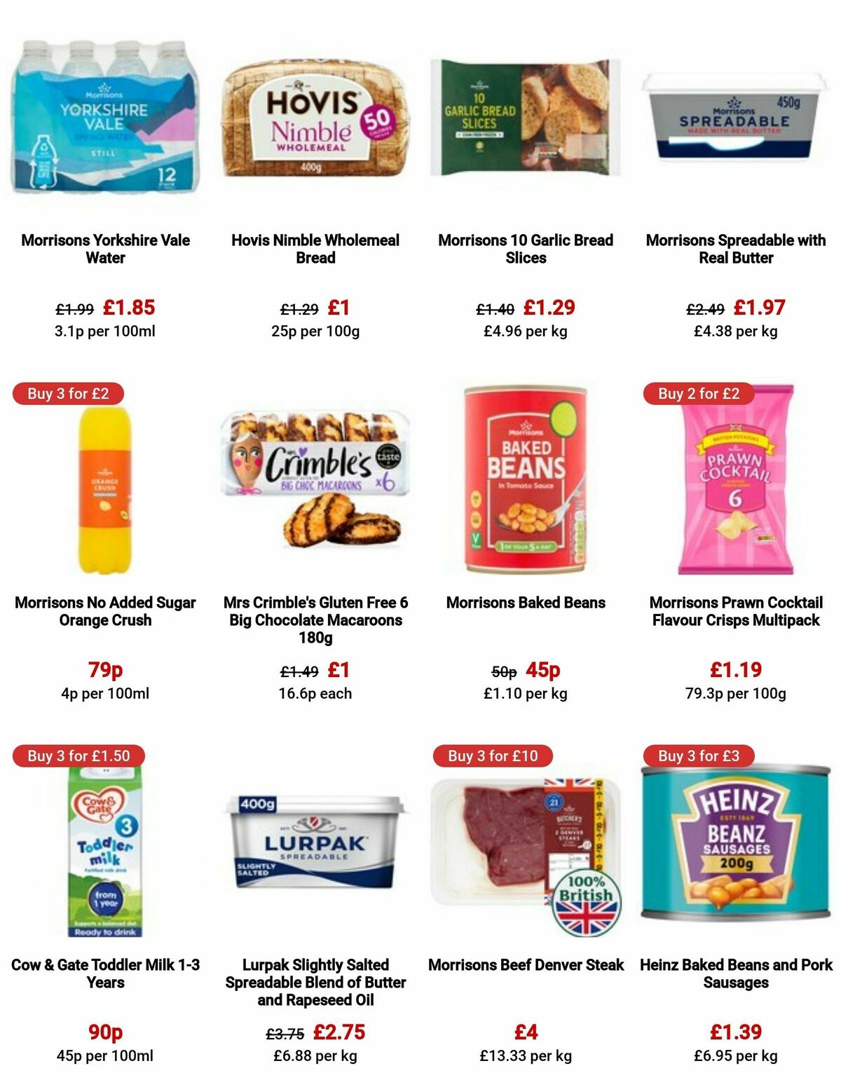 Morrisons Offers from 1 August