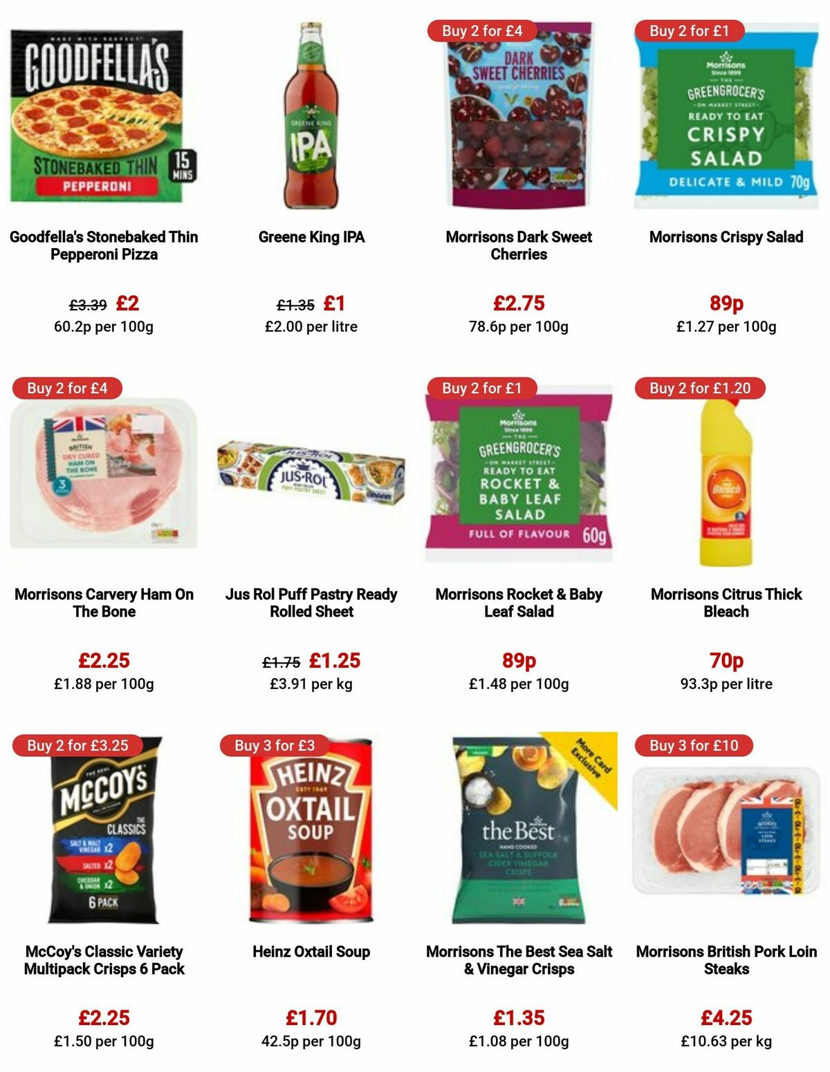 Morrisons Offers from 1 August