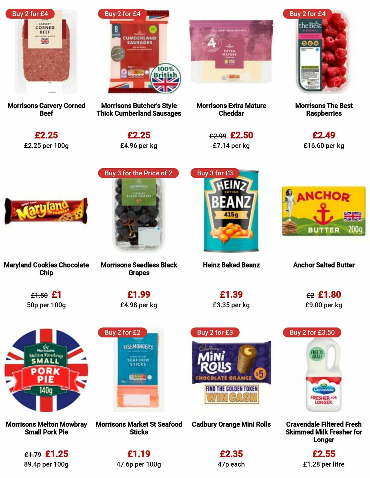 Morrisons Offers from 1 August