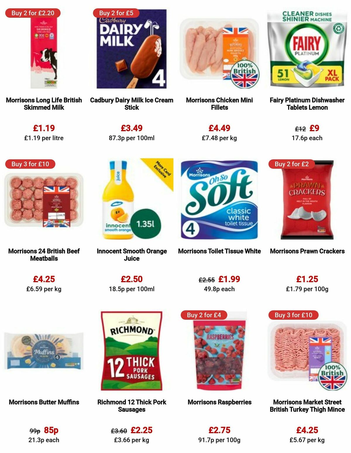 Morrisons Offers from 1 August