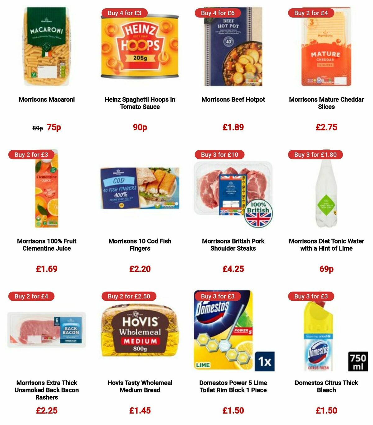 Morrisons Offers from 9 January