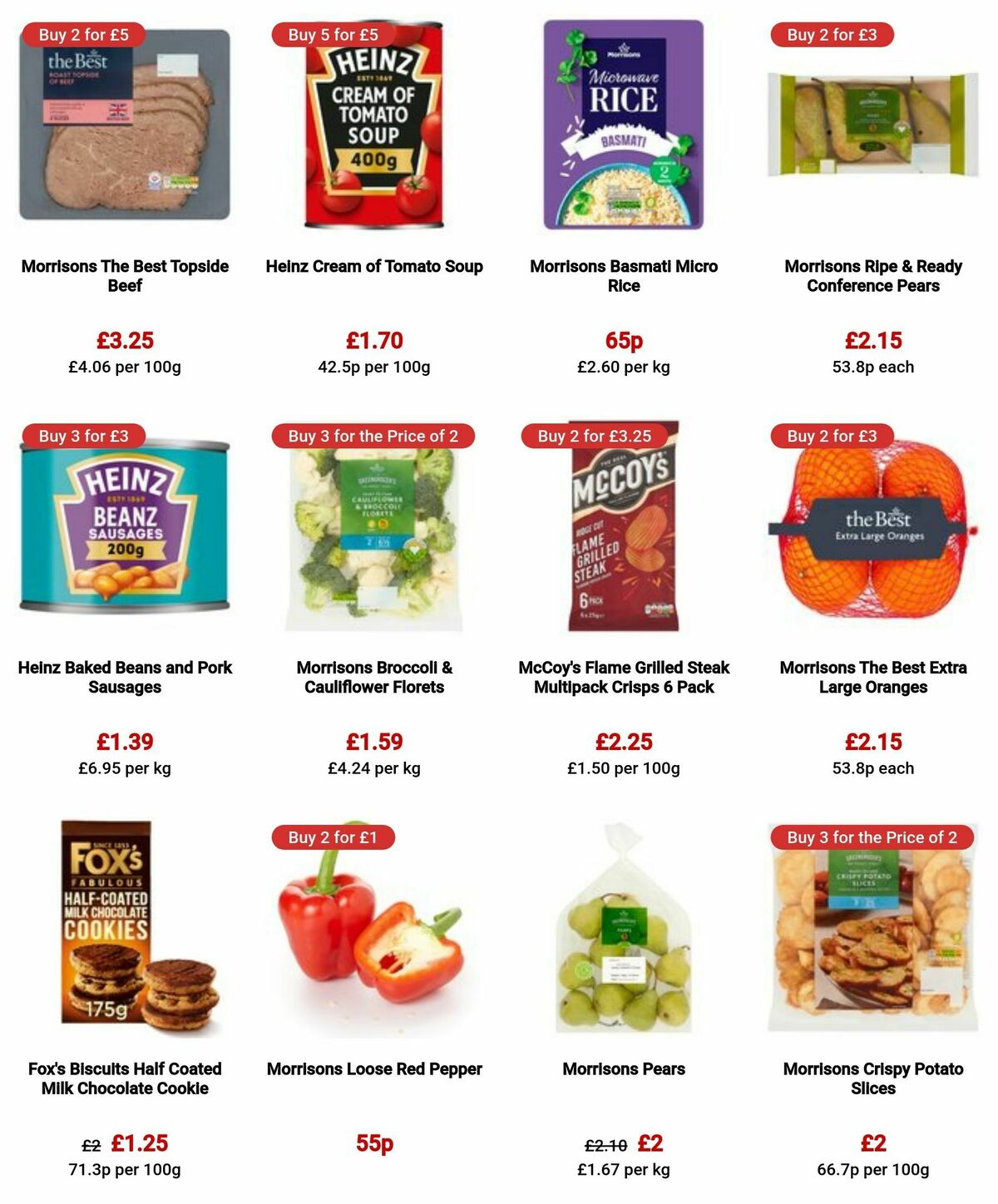 Morrisons Offers from 23 January