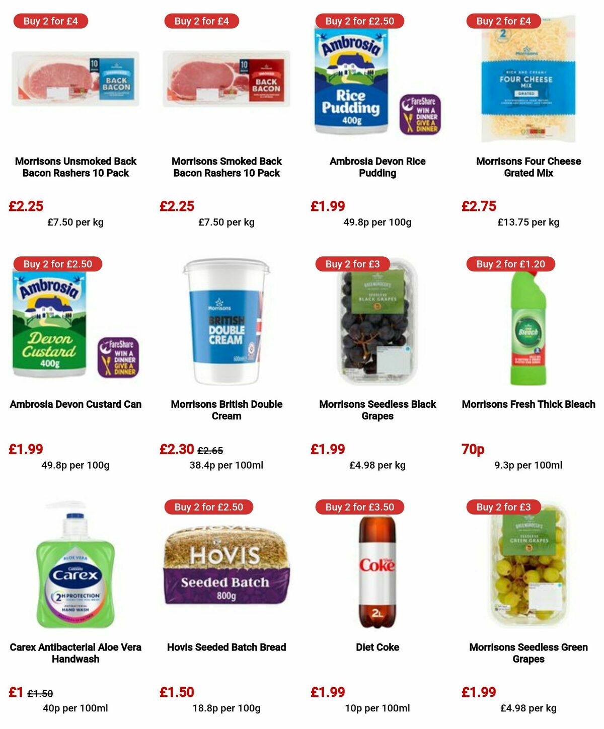 Morrisons Offers from 30 April