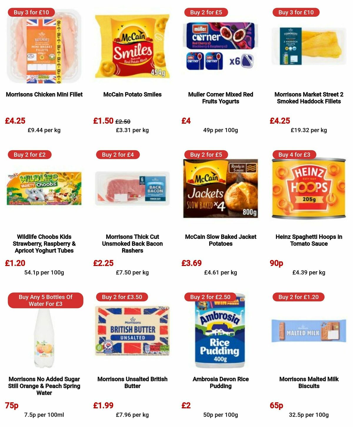 Morrisons Offers from 6 August