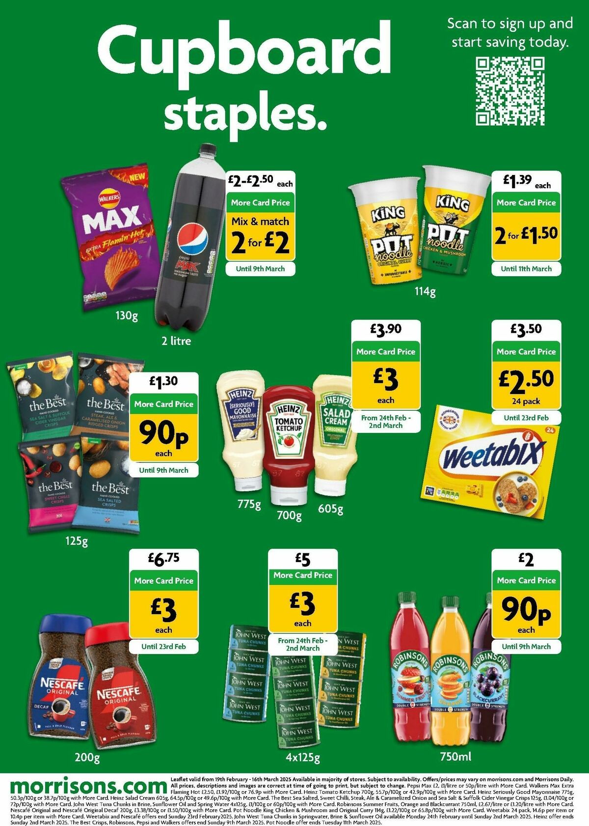 Morrisons Offers from 19 February