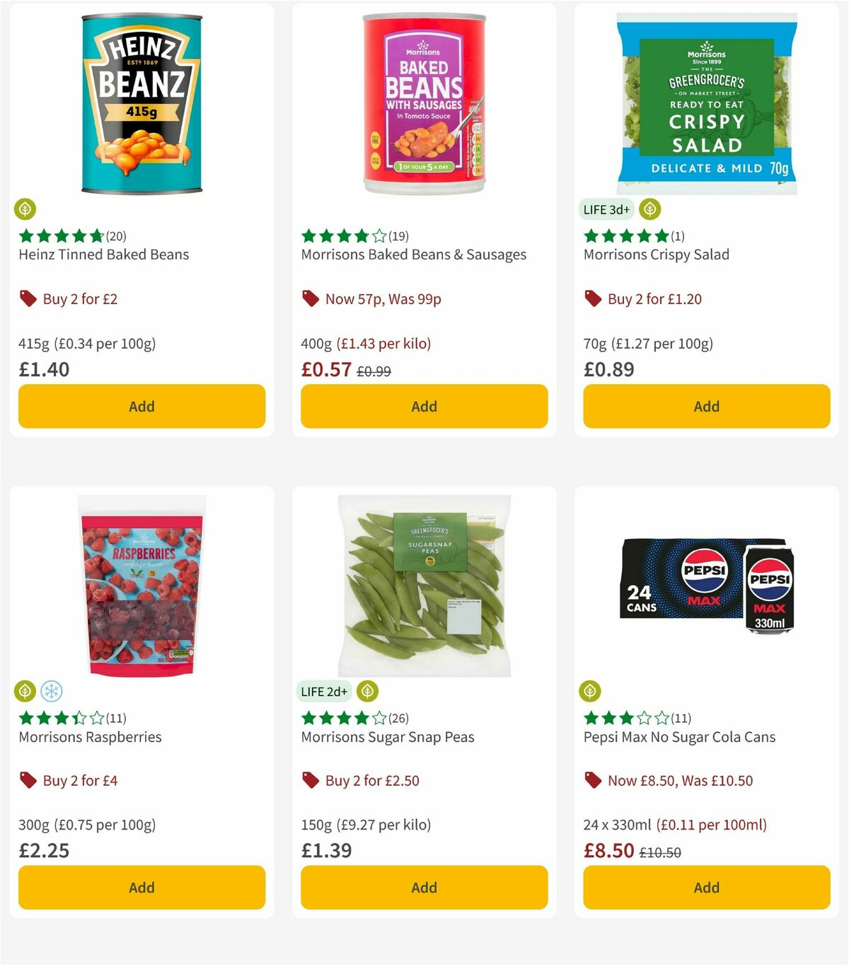 Morrisons Offers from 17 March