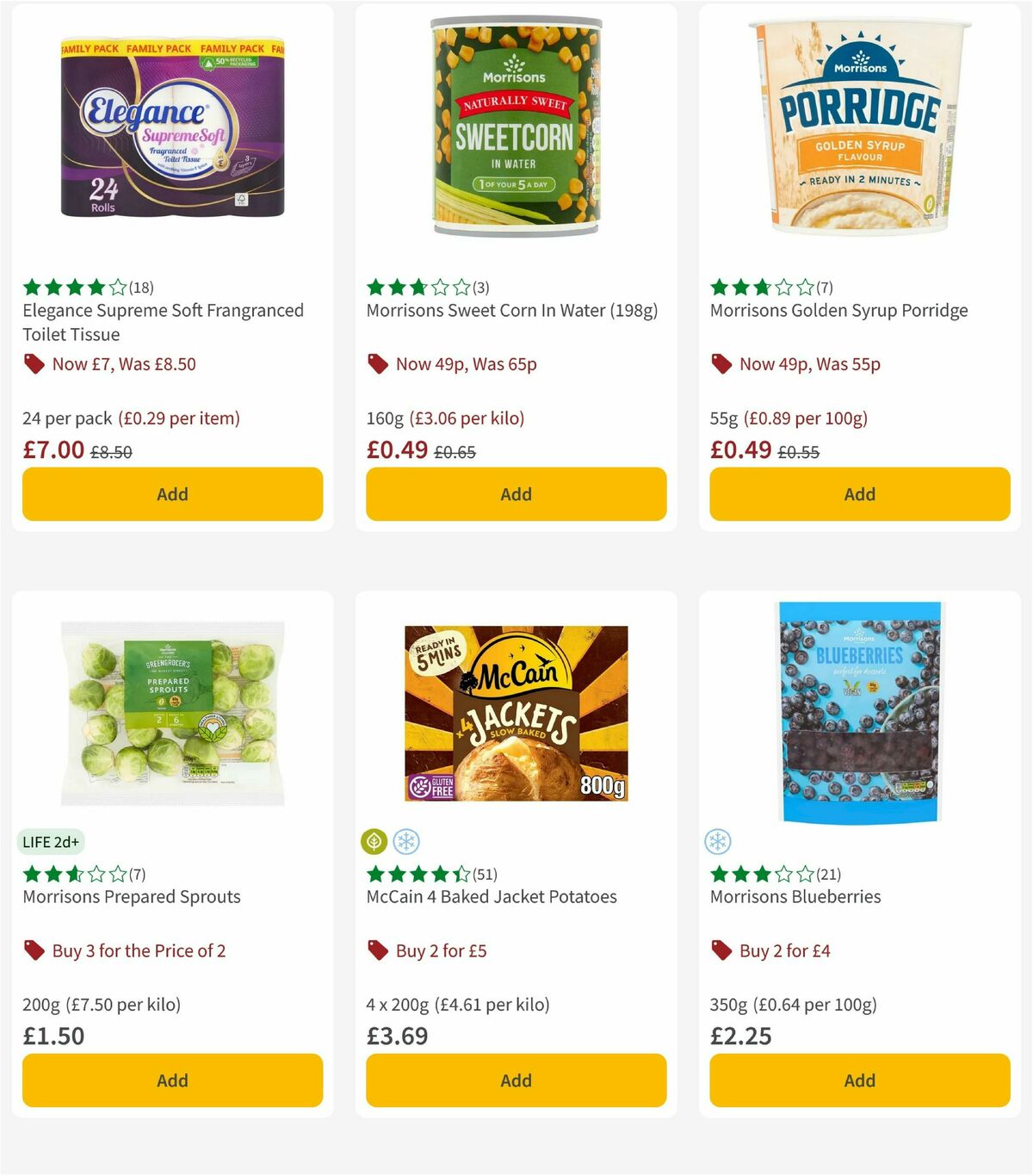 Morrisons Offers from 17 March