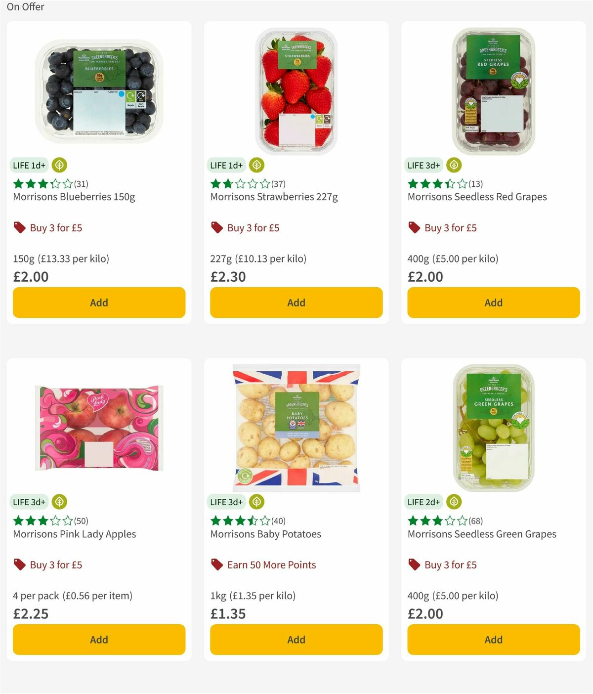 Morrisons Offers from 17 March