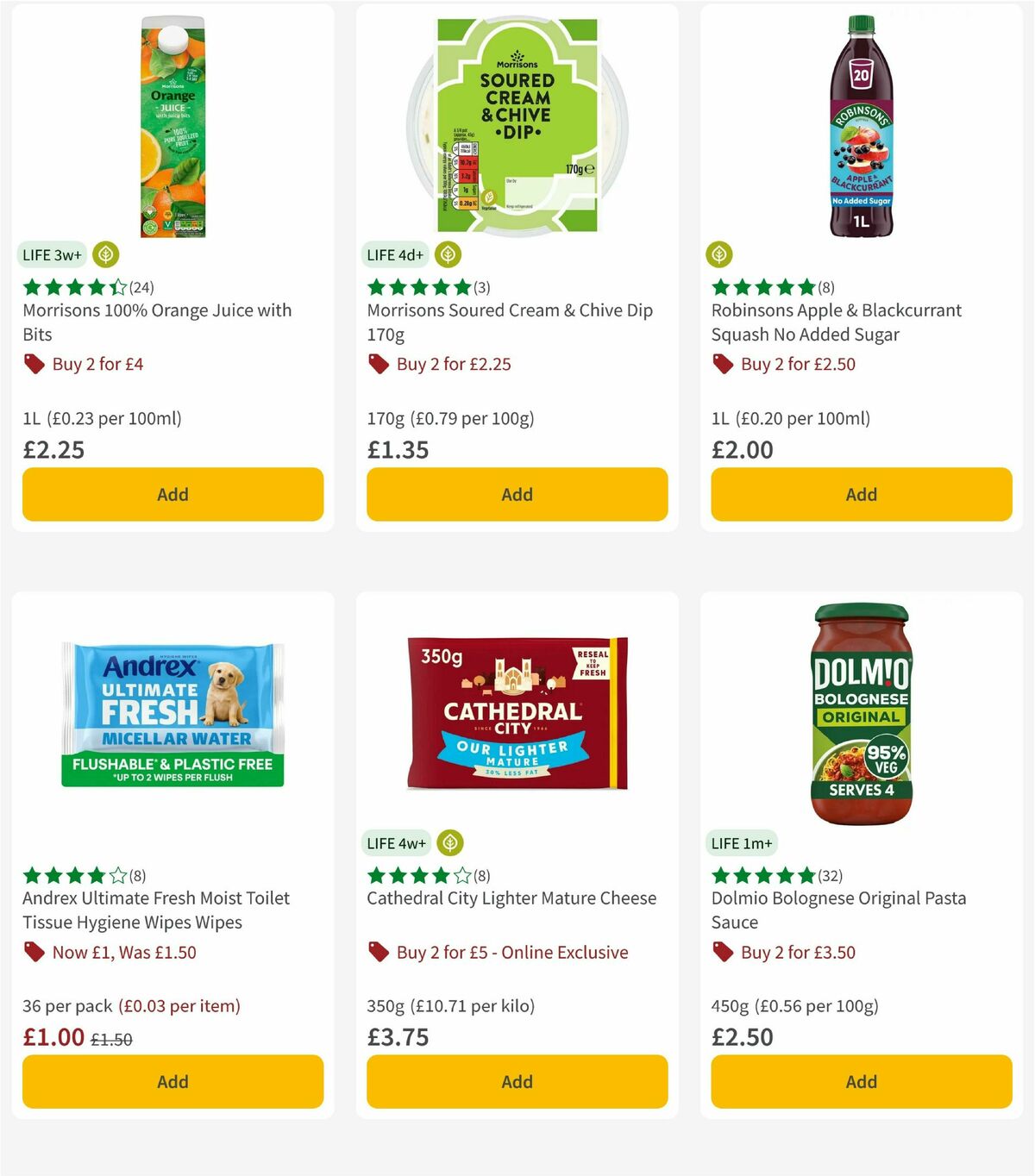 Morrisons Offers from 17 March