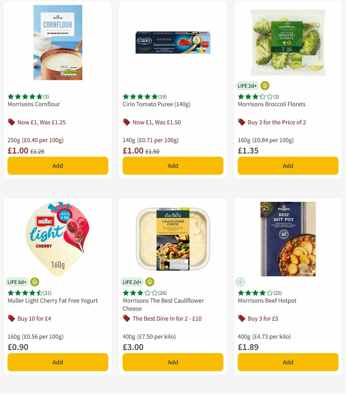 Morrisons Offers from 17 March