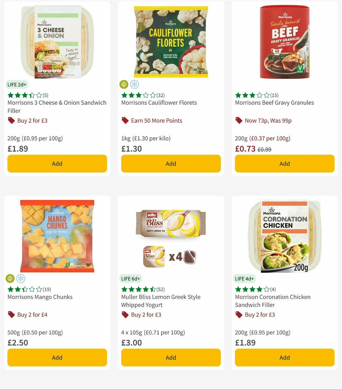 Morrisons Offers from 17 March
