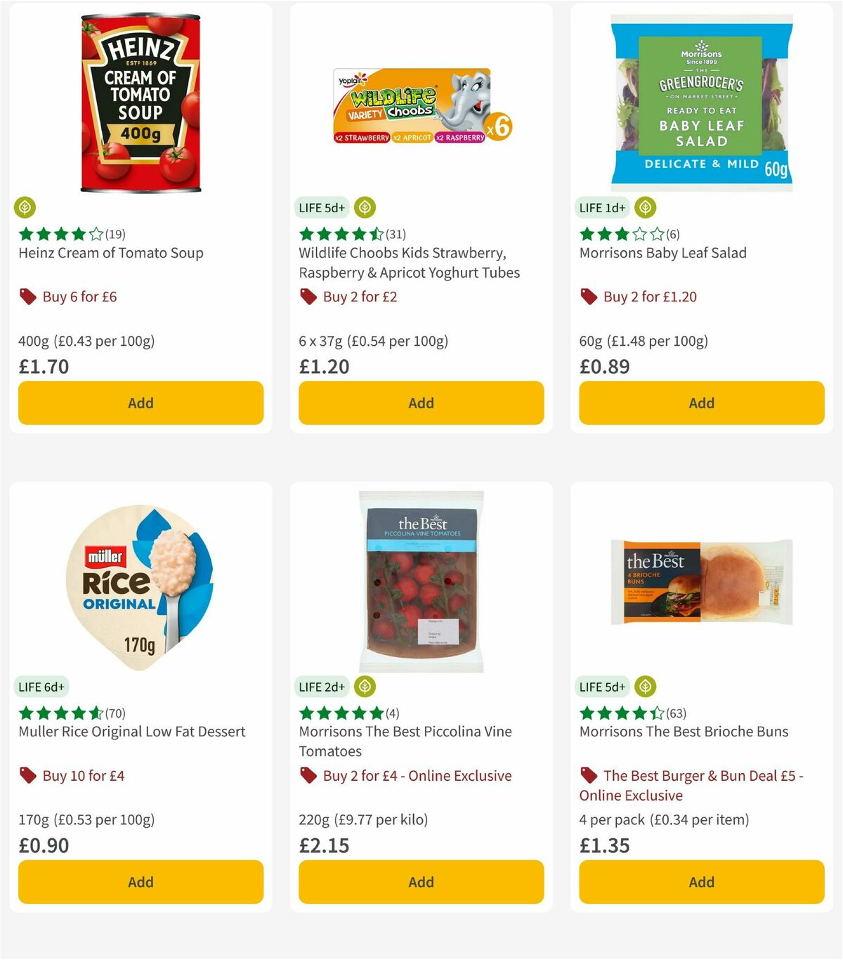 Morrisons Offers from 17 March