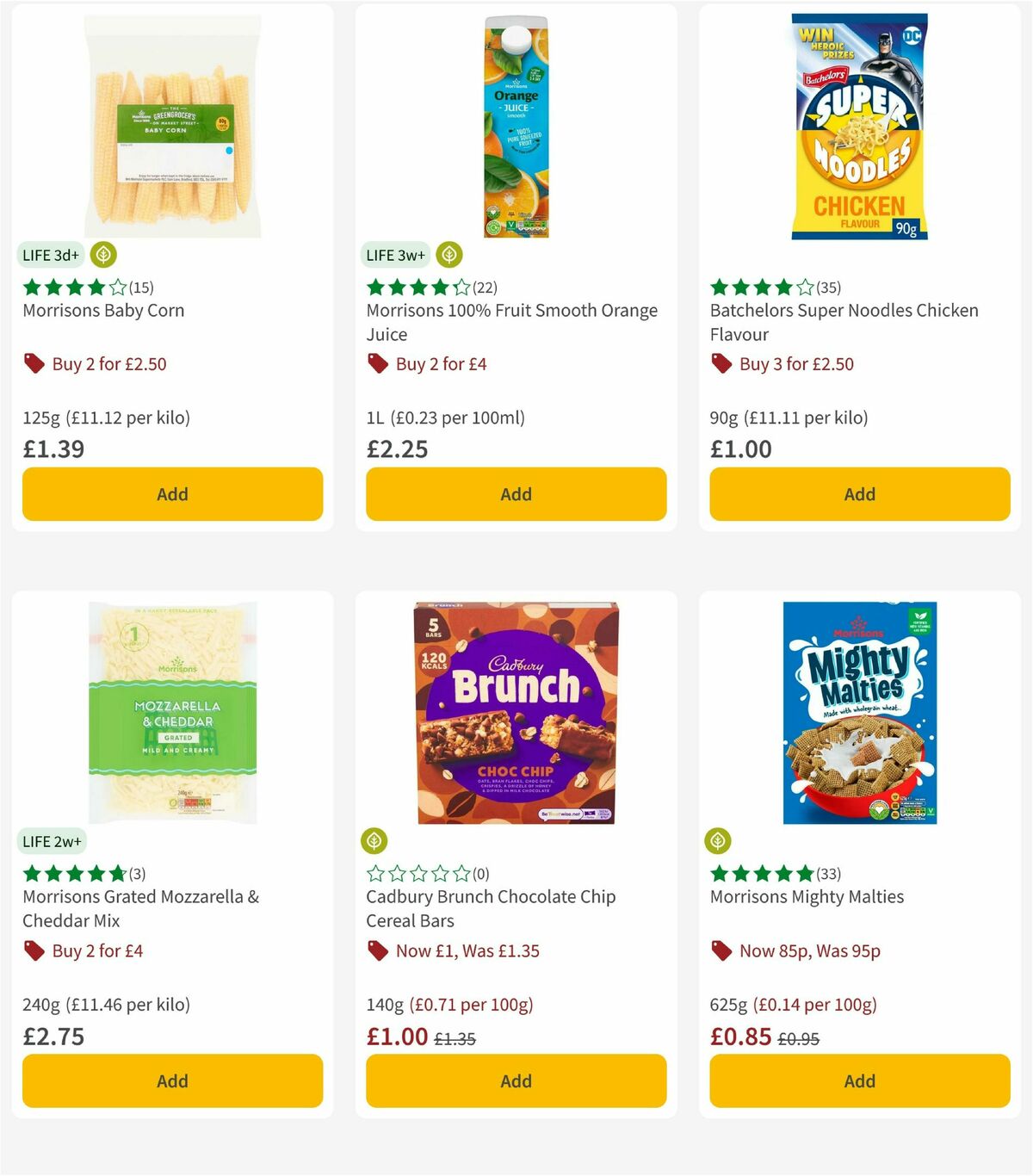 Morrisons Offers from 17 March