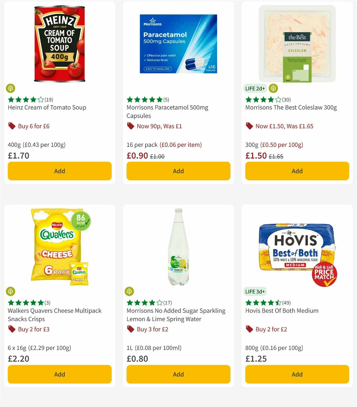 Morrisons Offers from 31 March