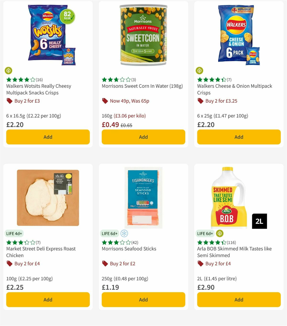 Morrisons Offers from 31 March
