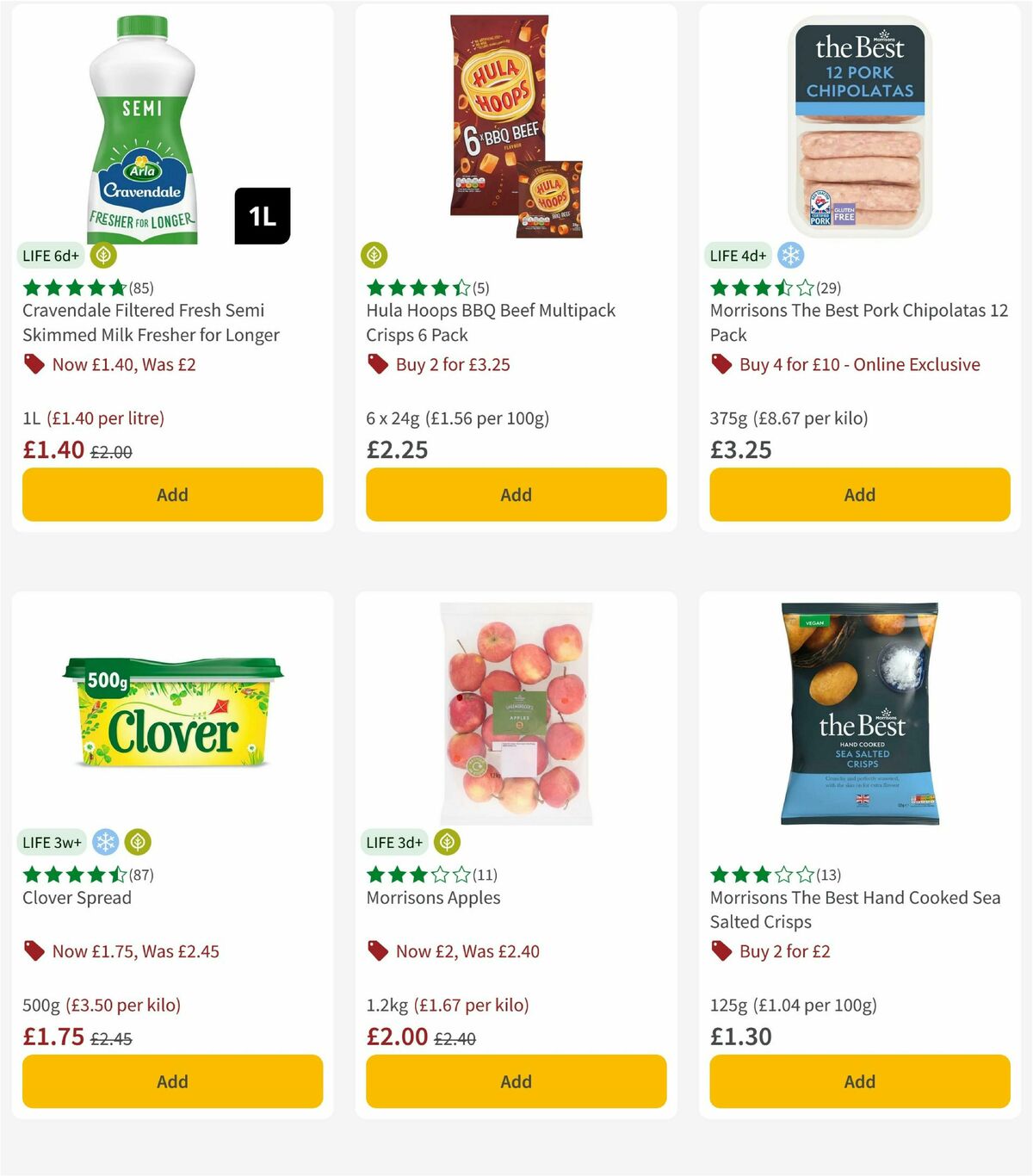 Morrisons Offers from 31 March