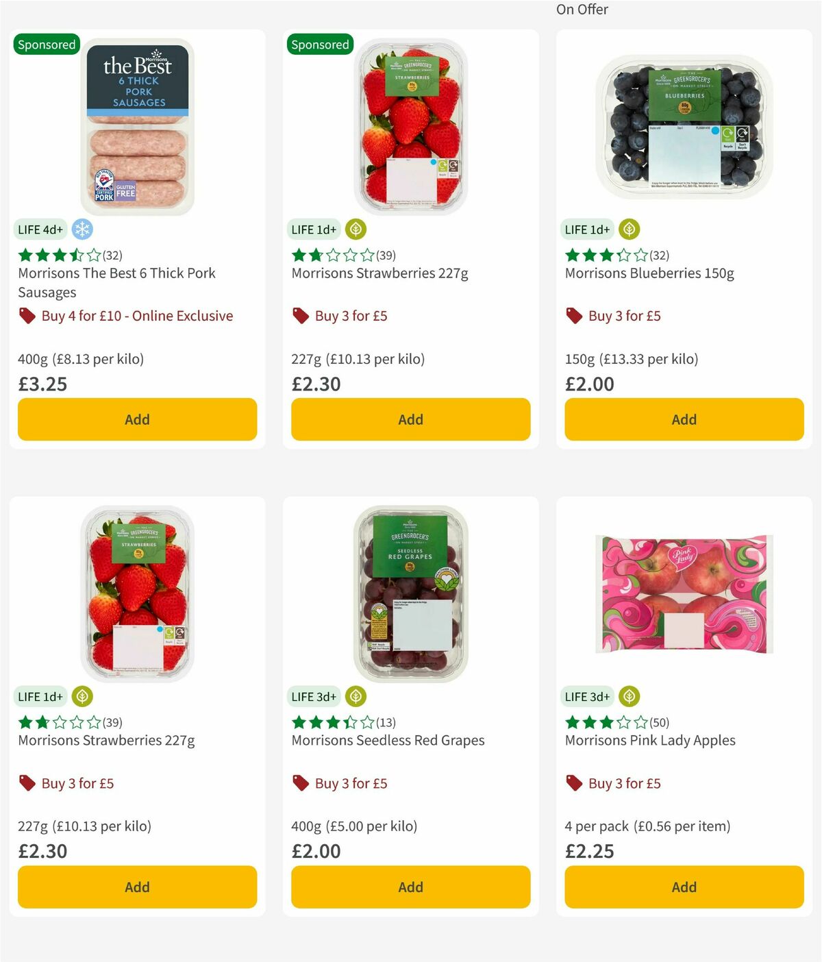 Morrisons Offers from 31 March