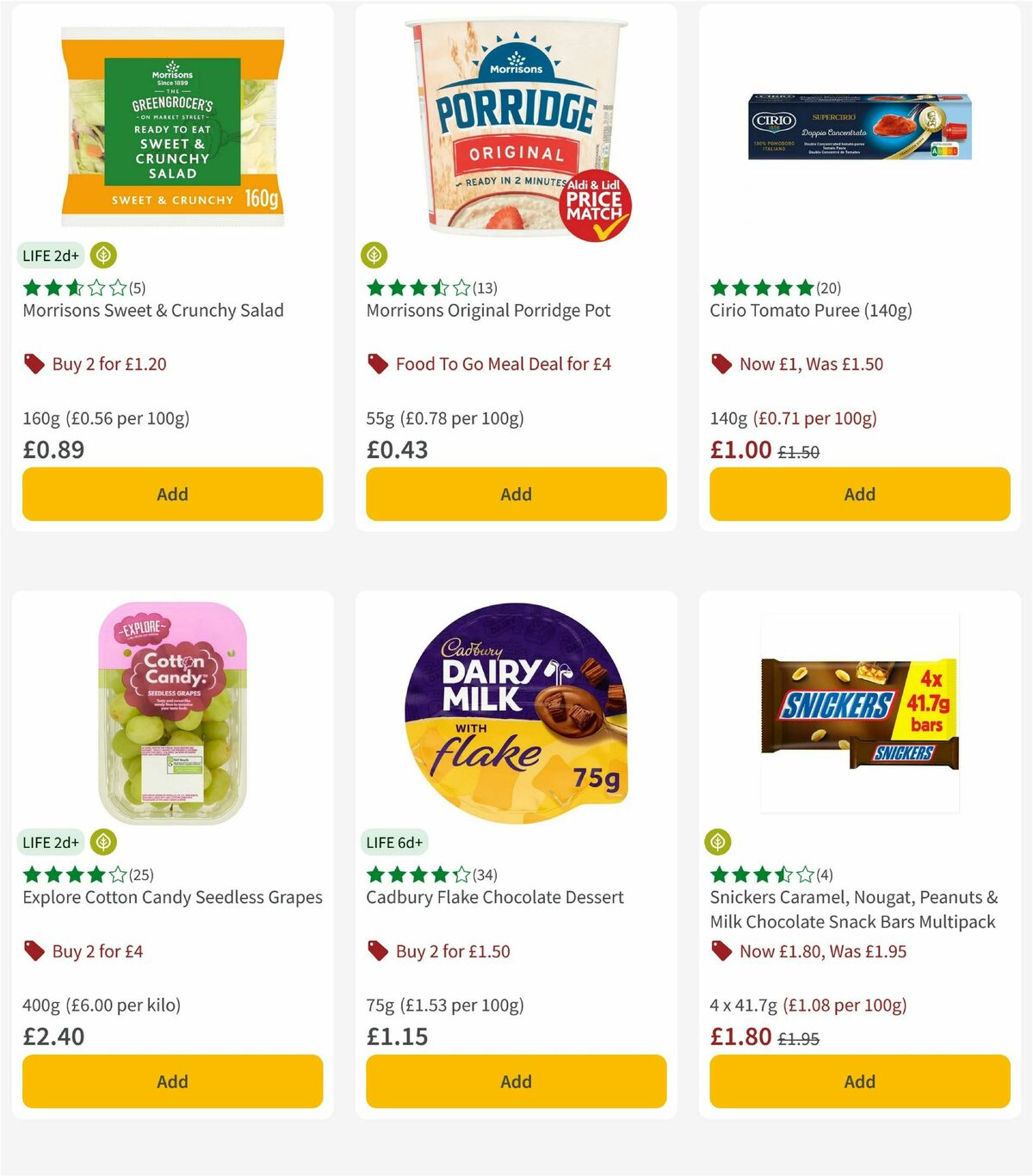 Morrisons Offers from 31 March