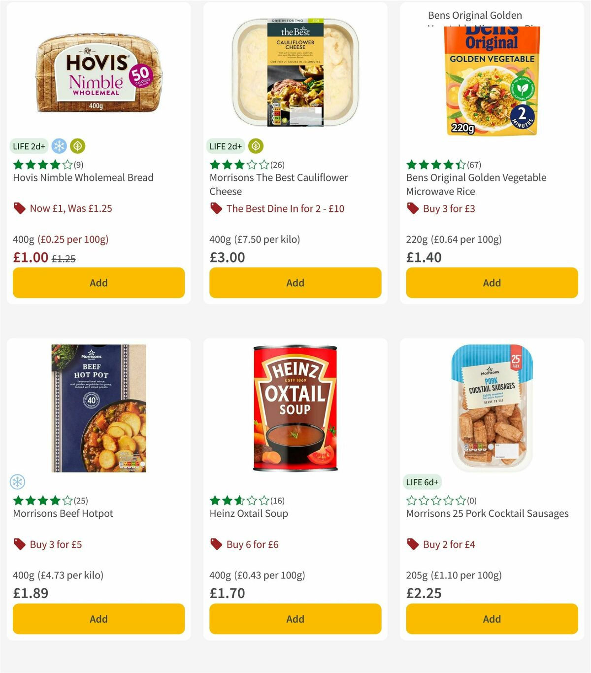 Morrisons Offers from 31 March