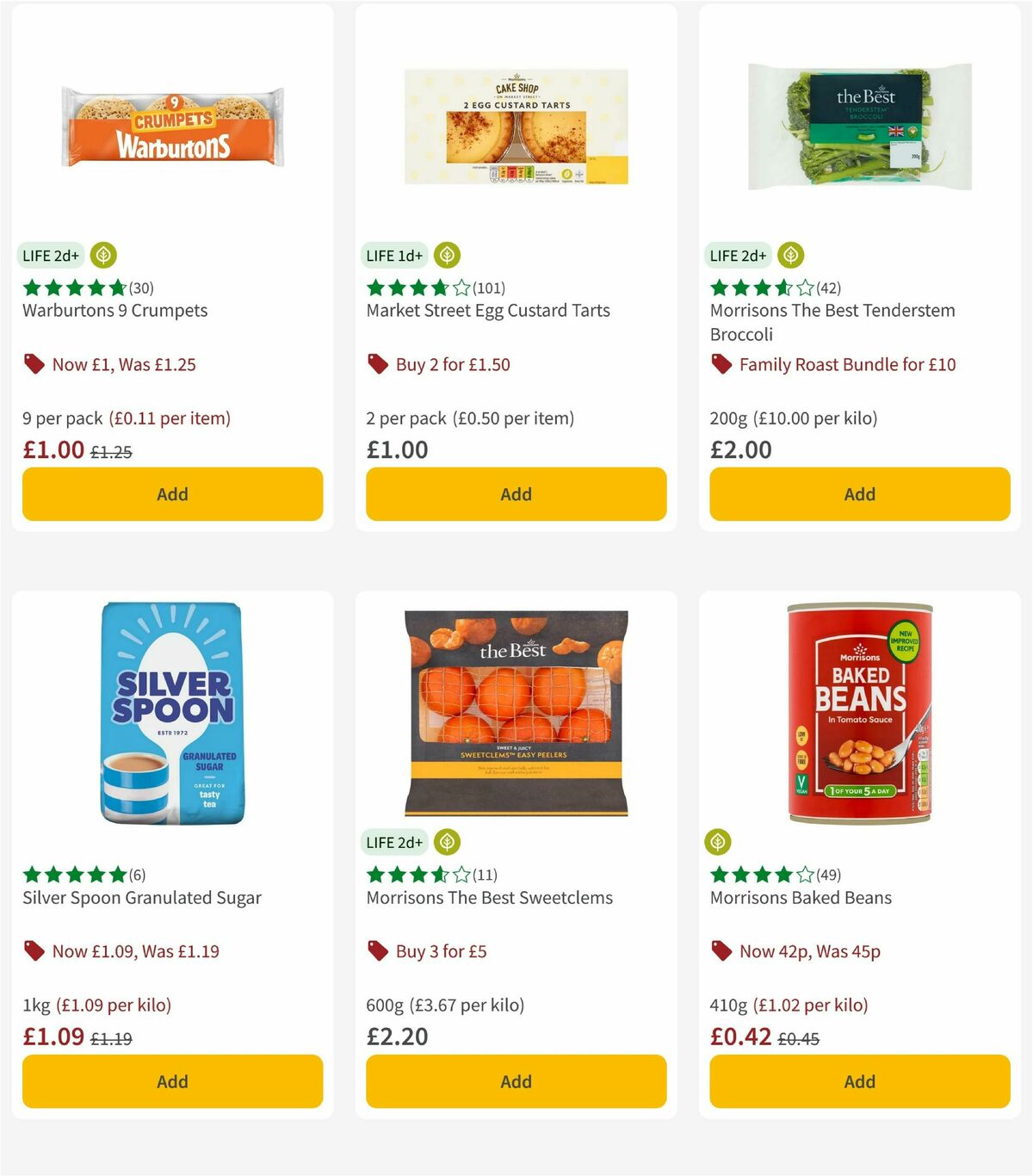 Morrisons Offers from 31 March