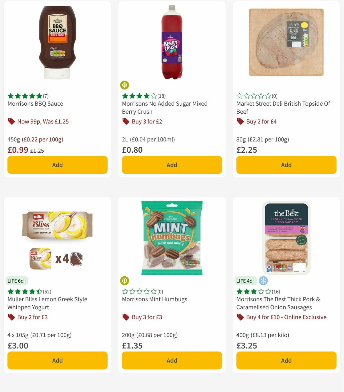 Morrisons Offers from 31 March