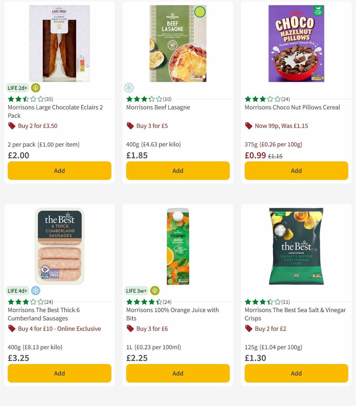 Morrisons Offers from 8 April