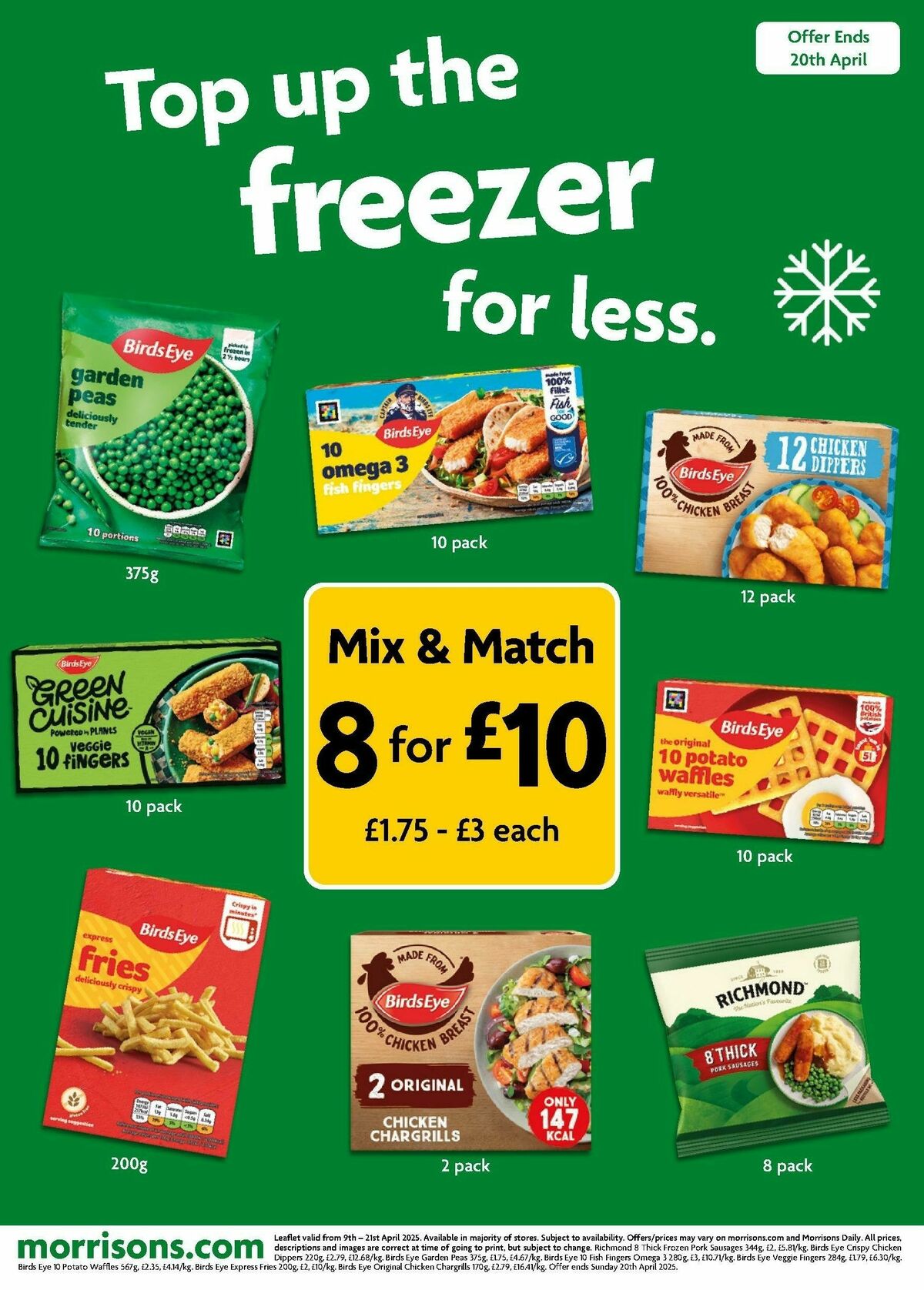 Morrisons Offers from 9 April