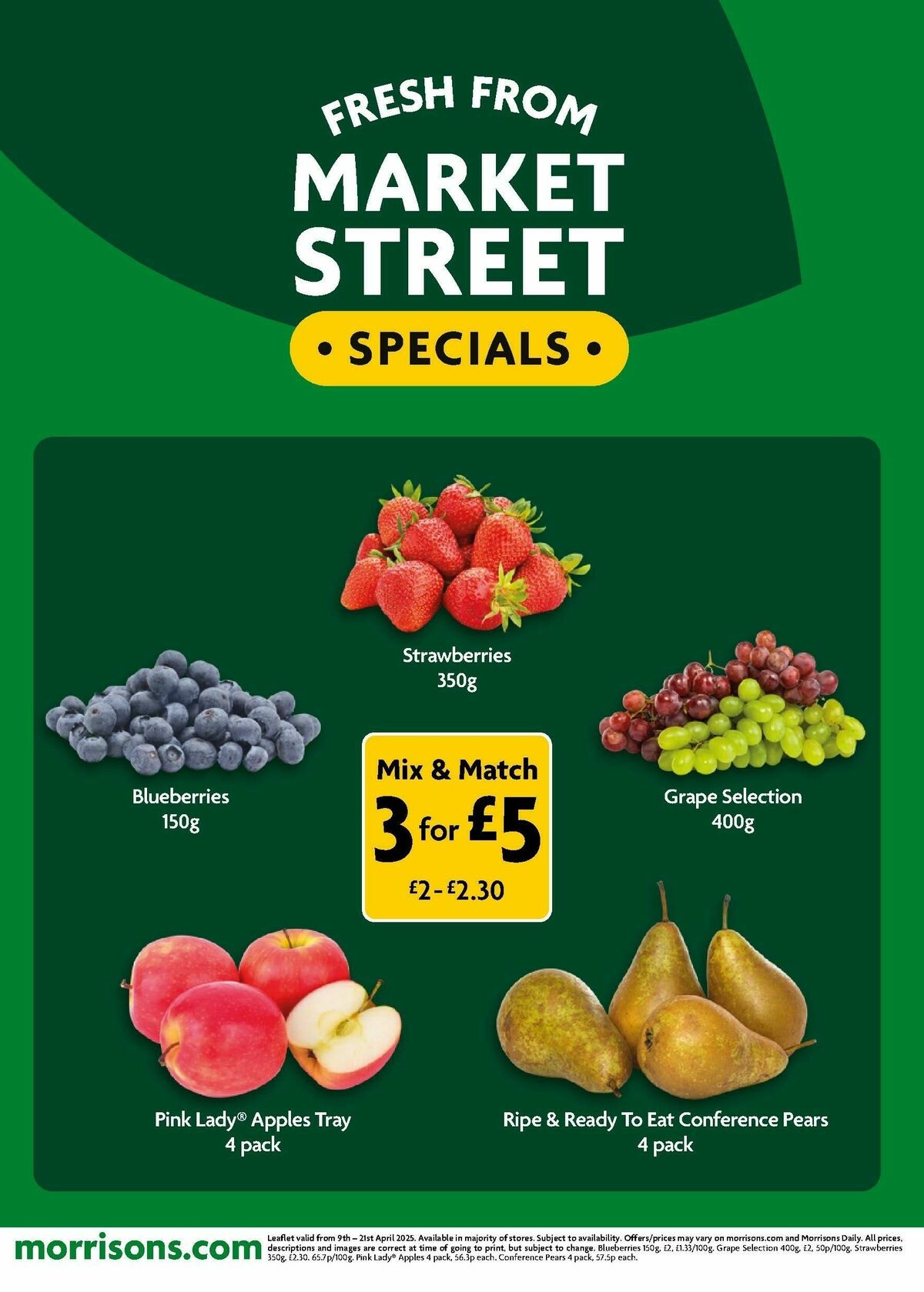 Morrisons Offers from 9 April