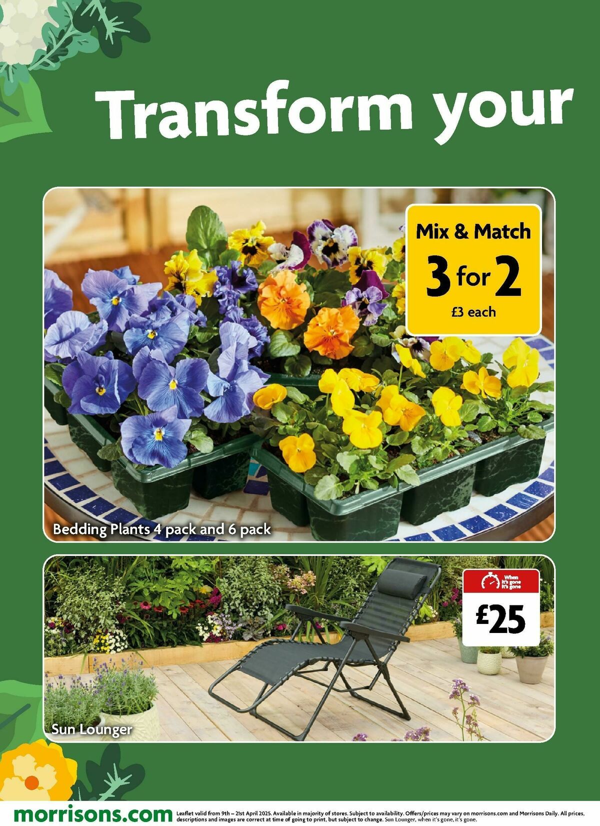 Morrisons Offers from 9 April