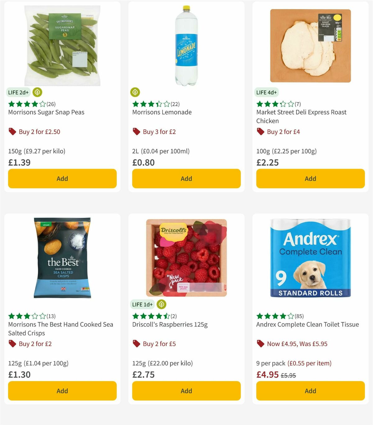 Morrisons Offers from 22 April