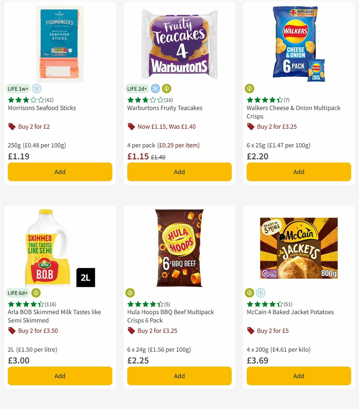 Morrisons Offers from 22 April