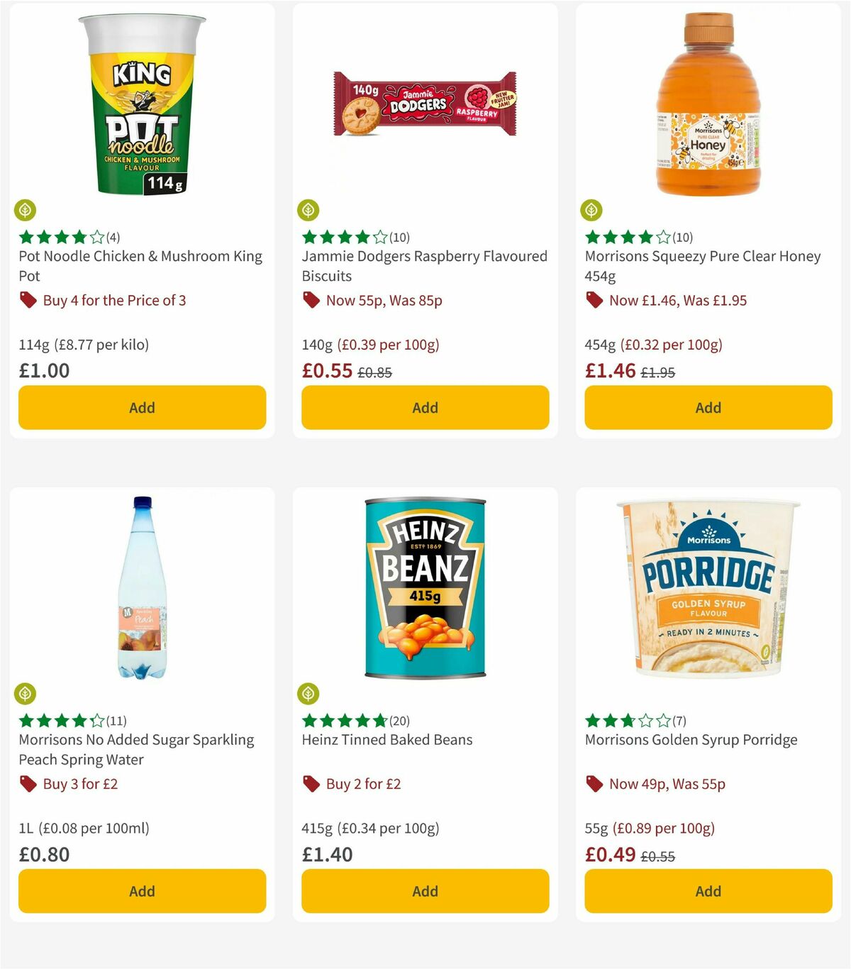 Morrisons Offers from 22 April