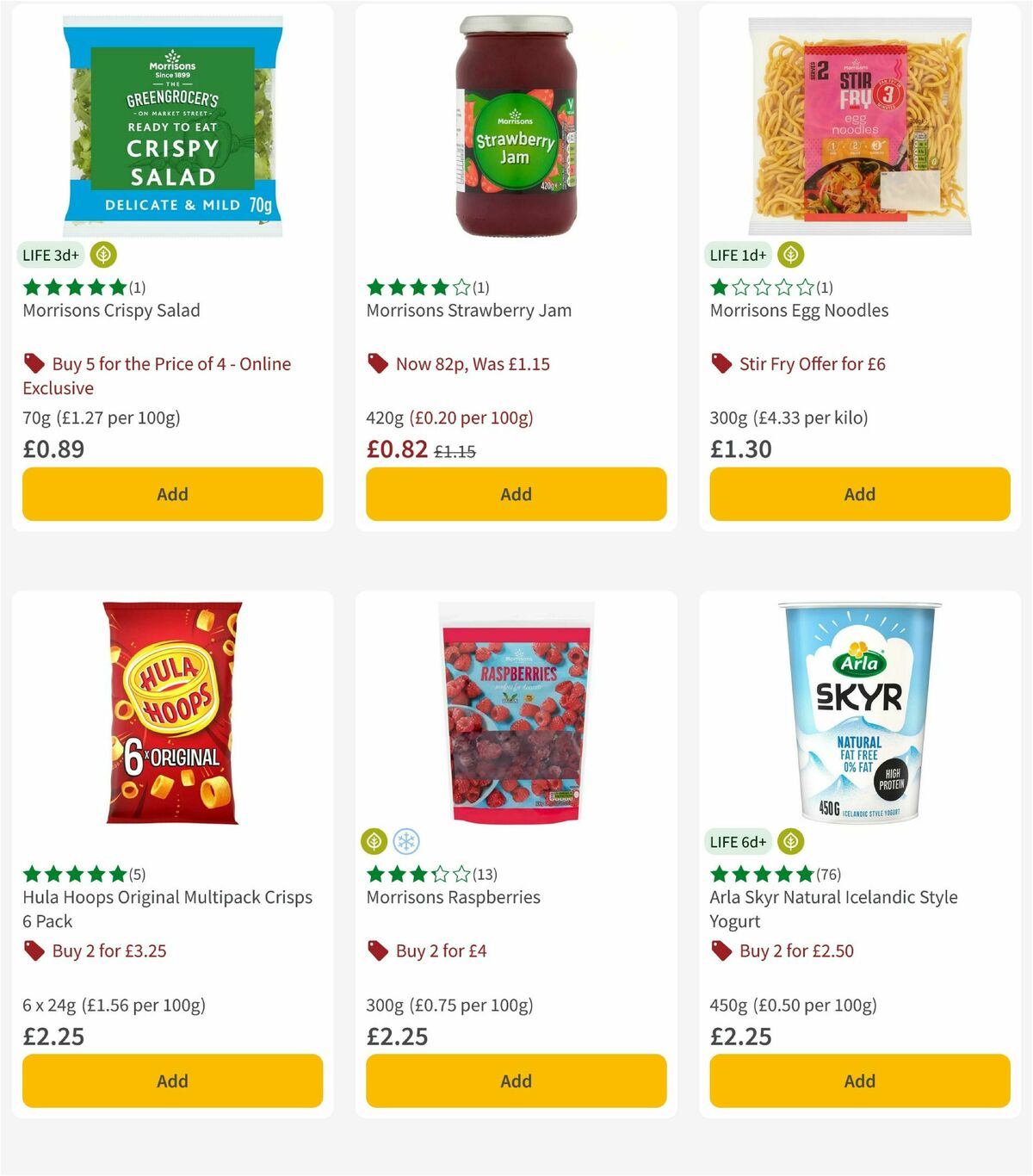 Morrisons Offers from 22 April