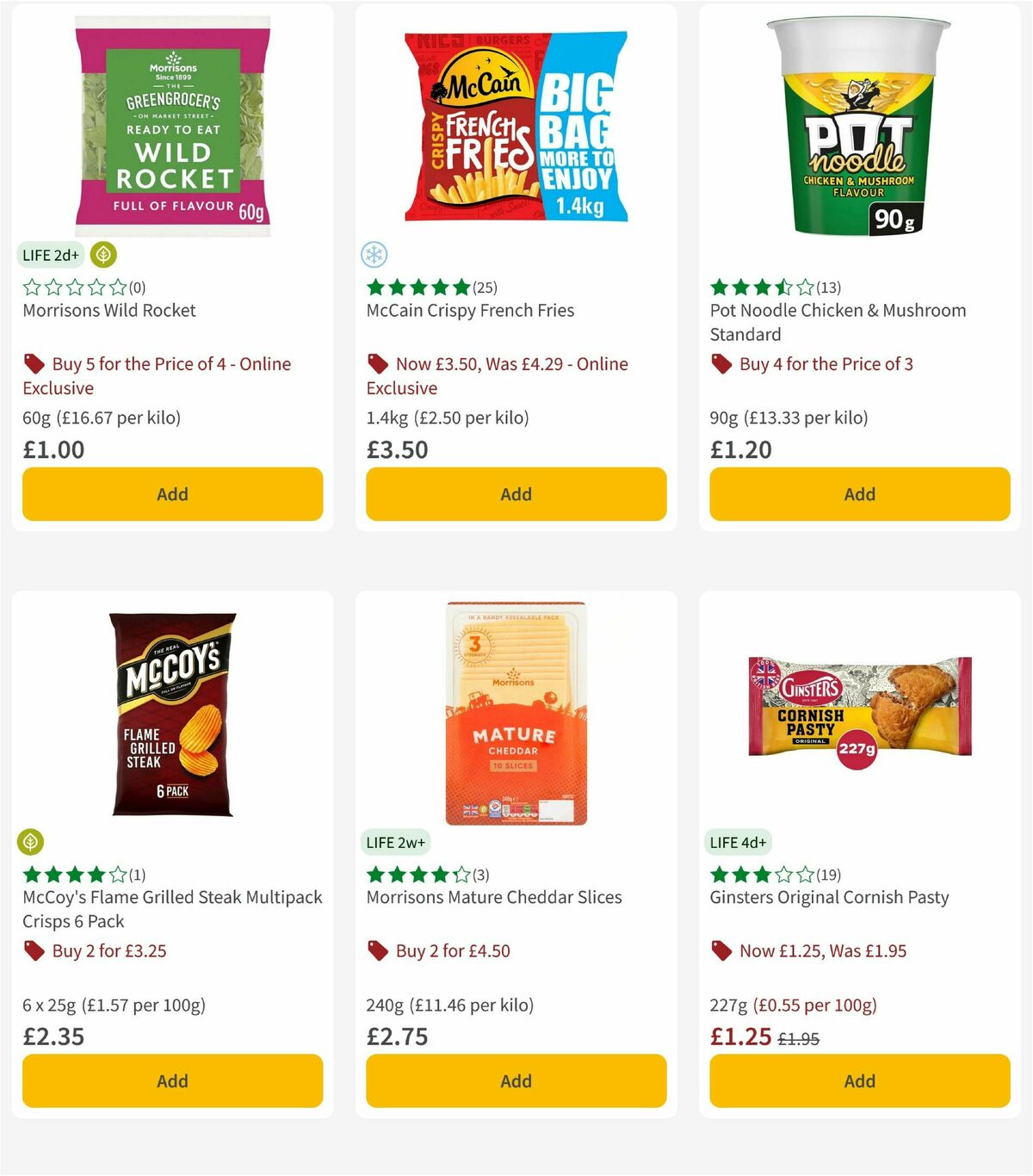 Morrisons Offers from 22 April