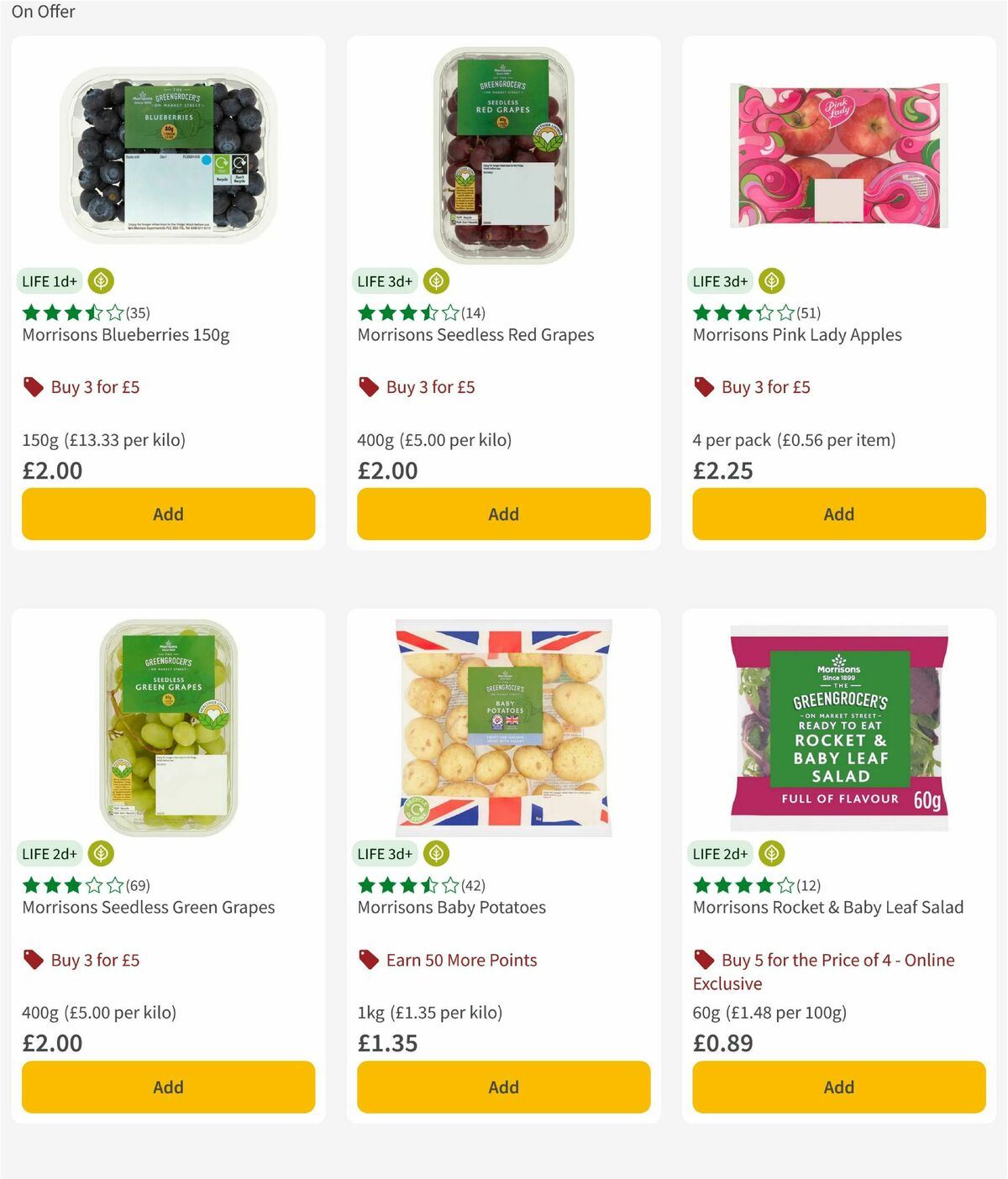 Morrisons Offers from 22 April