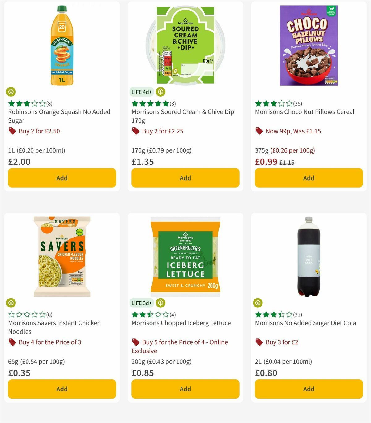 Morrisons Offers from 22 April