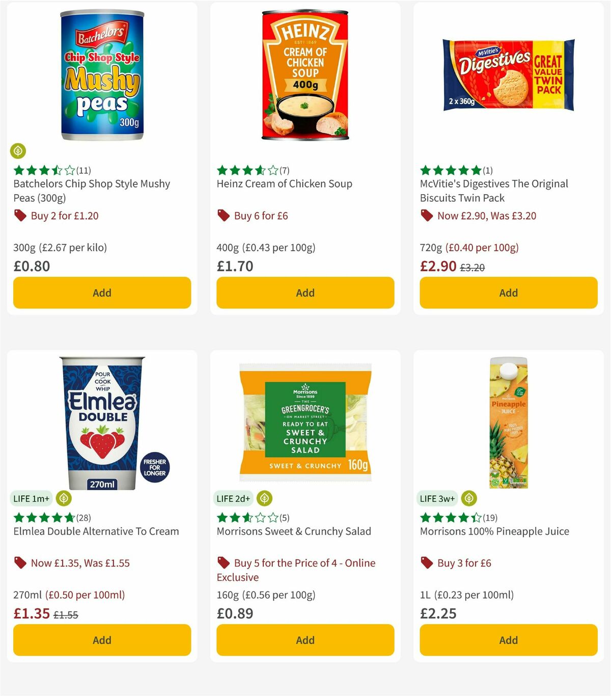 Morrisons Offers from 22 April