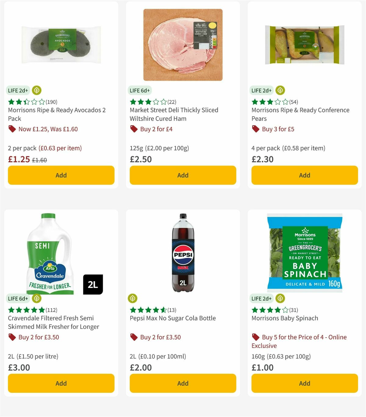 Morrisons Offers from 22 April