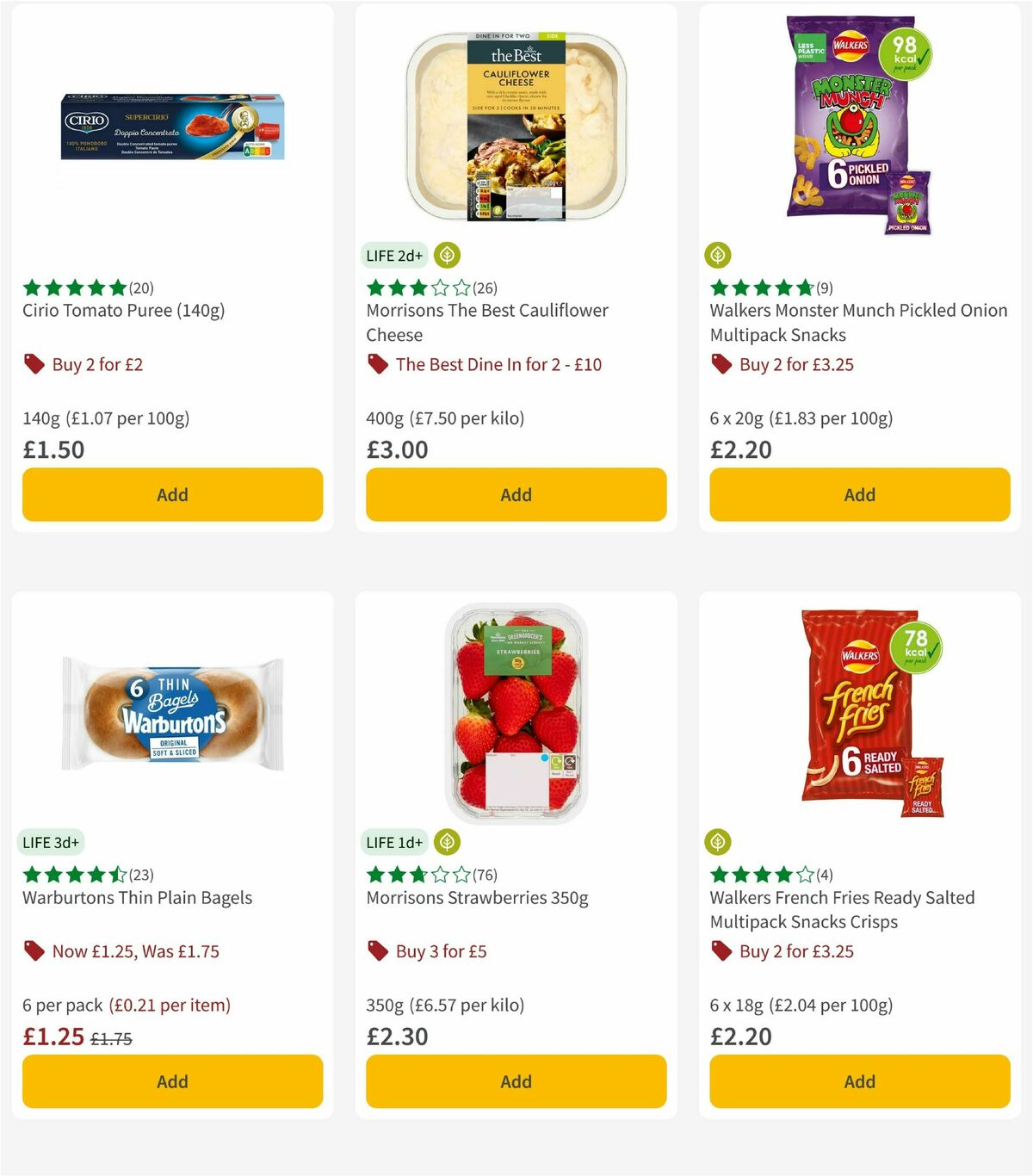 Morrisons Offers from 22 April