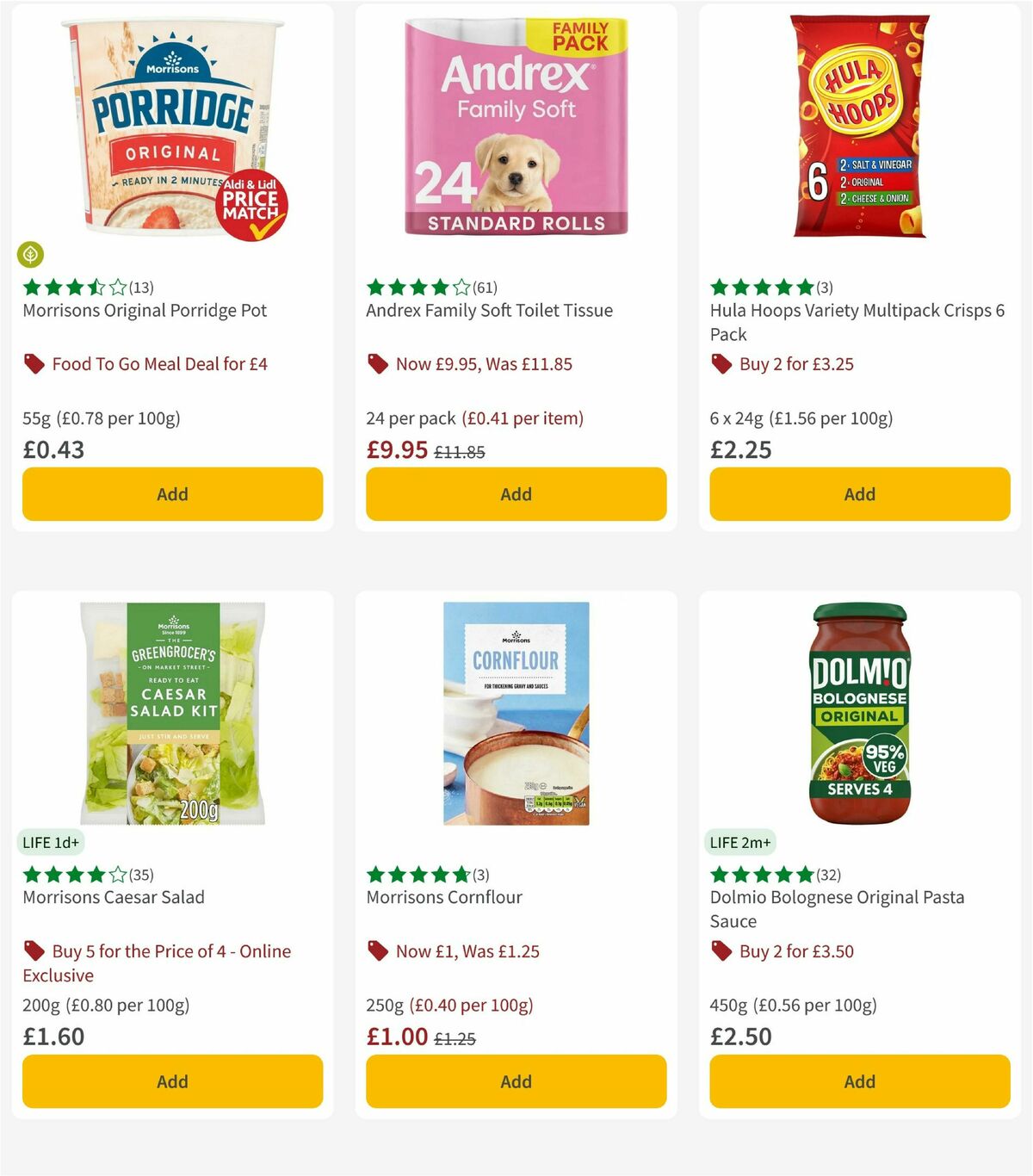 Morrisons Offers from 22 April