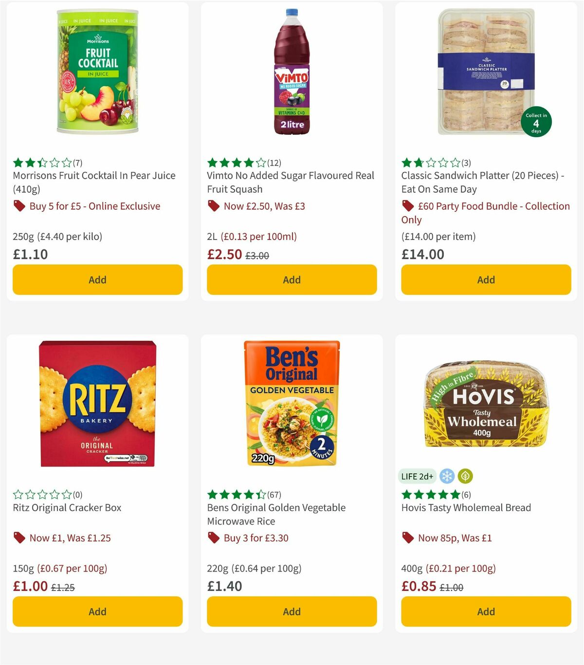 Morrisons Offers from 22 April